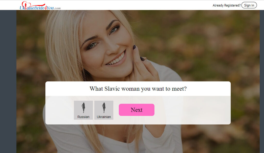 UkraineBrides4you registration